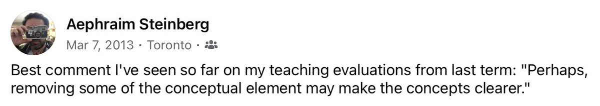 QuantumAephraim's tweet photo. #UnclearOnTheConcept
#AcademicTwitter
#TeachingEvaluations https://t.co/KpPect8wjF