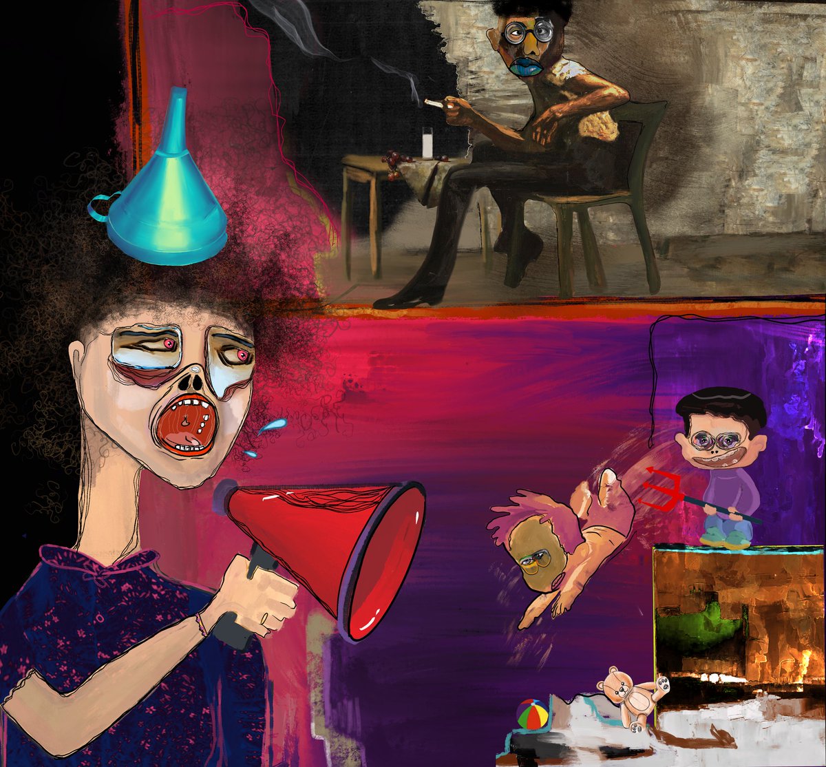 People Are Strange - Married Wİth Children, a rare digital artwork by hairofmedusa. makersplace.com/hairofmedusa/p… #raredigitalart #digitalart <a href="/makersplaceco/">MakersPlace</a> #cryptoart #nftart #nfts #NFT #NFTs #nftcollector