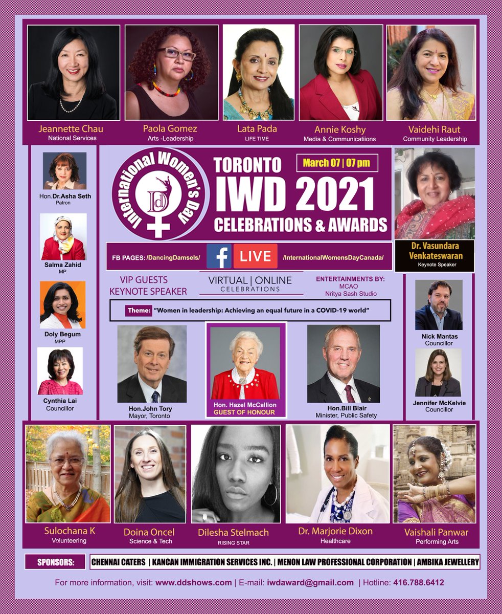 hEr VOLUTION (@her_volution) on Twitter photo Thank you to <a href="/DancingDamsels/">Dancing Damsels Inc.</a> for the #IWD2021 award. Thank you to Honorable <a href="/BillBlair/">Bill Blair</a> <a href="/DolyBegum/">Doly Begum</a> & <a href="/McKelvieWard25/">Sheppard Ave East</a> for the congratulatory greetings in recognition of this award. Extremely grateful.
Thank you <a href="/TheMathGuru/">vanessa vakharia</a> for the nomination - facebook.com/DancingDamsels Thank you to <a href="/DancingDamsels/">Dancing Damsels Inc.</a> for the #IWD2021 award. Thank you to Honorable <a href="/BillBlair/">Bill Blair</a> <a href="/DolyBegum/">Doly Begum</a> & <a href="/McKelvieWard25/">Sheppard Ave East</a> for the congratulatory greetings in recognition of this award. Extremely grateful.
Thank you <a href="/TheMathGuru/">vanessa vakharia</a> for the nomination - facebook.com/DancingDamsels