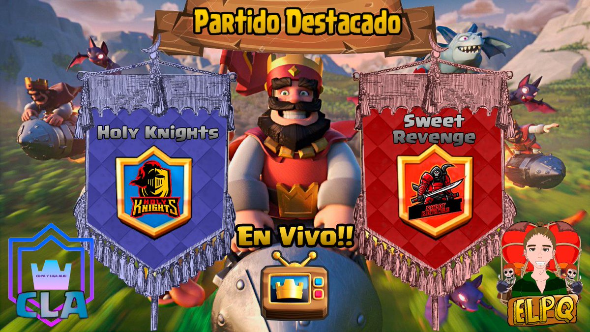 CLA (@cla54731987) on Twitter photo Hoy arrancan y terminan los cuartos de final de la Copa Albi, vayan a ver el segundo partido 20hs🇦🇷|18hs🇵🇪|17hs🇲🇽 en twitch.tv/elpqr
<a href="/HolyKnightsGG/">Holy Knights</a> 🆚 <a href="/SweetRevenge49/">Sweet Revenge</a> Hoy arrancan y terminan los cuartos de final de la Copa Albi, vayan a ver el segundo partido 20hs🇦🇷|18hs🇵🇪|17hs🇲🇽 en twitch.tv/elpqr
<a href="/HolyKnightsGG/">Holy Knights</a> 🆚 <a href="/SweetRevenge49/">Sweet Revenge</a>