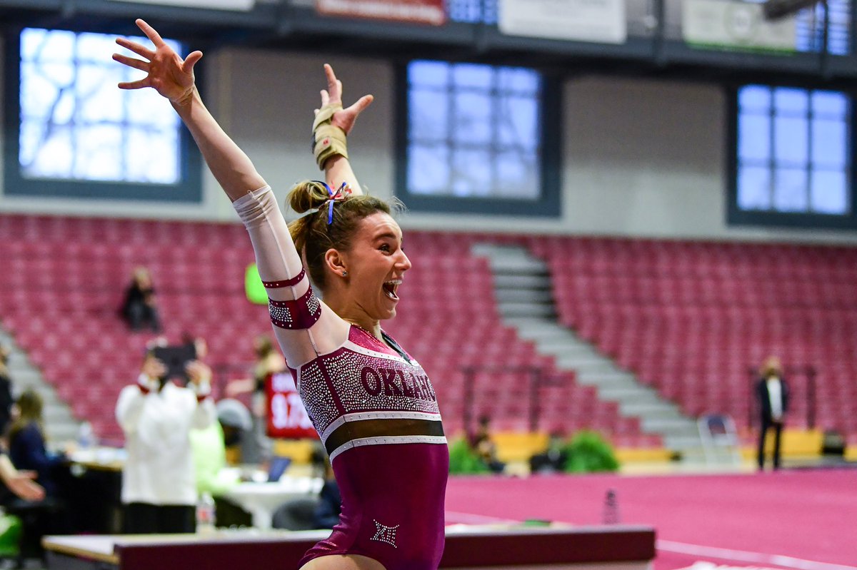 OU_WGymnastics's tweet photo. That 🔟.0️⃣ feeling. https://t.co/EONVoHsvHG
