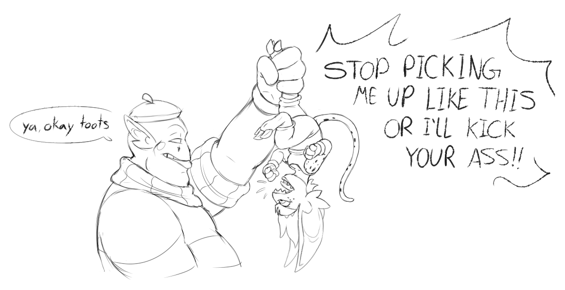 SomeFandomFan's tweet photo. an angry gremlin, wonder what would anger him #SmallNorm #BigNorm #CrashBandicoot #CrashTeamRacing #Art https://t.co/wa4As4GHp2
