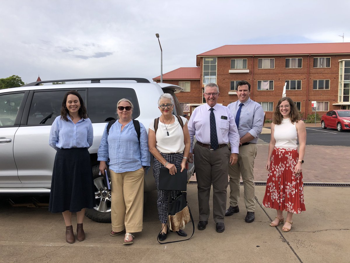 RuralHC_Aus's tweet image. Here in #Dubbo NSW about to head out with @MarkCoultonMP &amp;amp; staff to meet up with the team incl. @ShannonNott in the #InnovativeModelofCare known as 4Ts enabling continued access to Drs &amp;amp; primary care in the 4 small towns of Tottenham, Trangie, Tullamore &amp;amp; Trundle