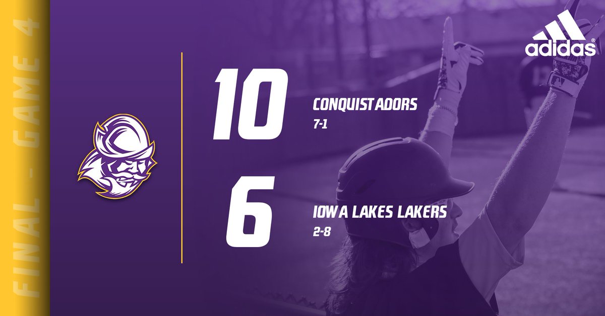 ⚾️Update | G2 - Final

It's a 🧹🧹🧹🧹 for <a href="/GoConqsBB/">Dodge City CC Baseball</a> as they take four in a row this weekend over <a href="/Lakers_Baseball/">Iowa Lakes Baseball</a>.

DC3 begins <a href="/KJCCCmedia/">KJCCC athletics</a> this Thursday when they travel to Colby for a double header.

#GoConqs // #DingersOnly