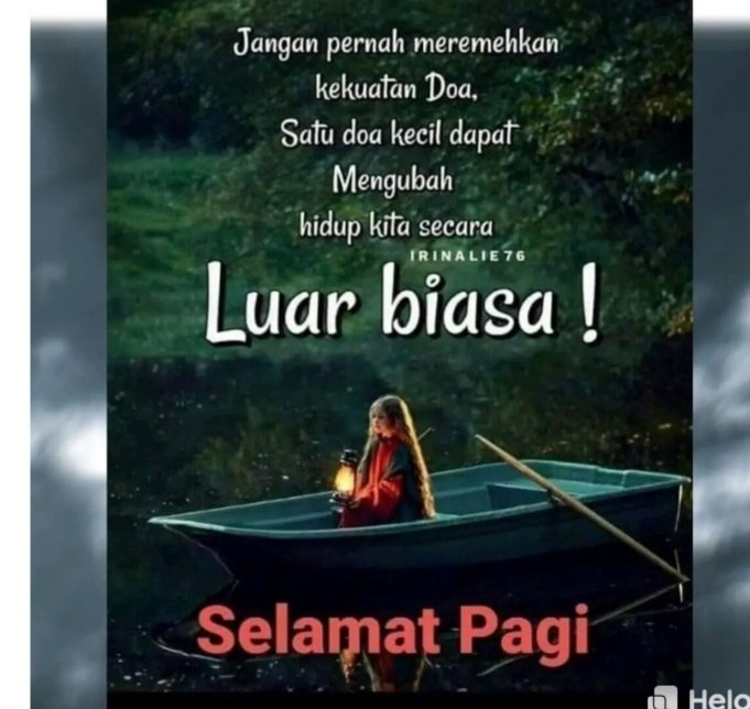 WantyMaria's tweet image. Selamat pagiii..
Doaku pagi ini..
Untuk yg sdg  sakit semoga Tuhan  berikan kesembuhan.
Untuk yg sdg berduka semoga Tuhan beri penghiburan..
Untuk yg sdg berusaha semoga Tuhan beri kemudahan..
Untuk   yg sdg berkarya smg diberikan kesuksesan.
Slmt beraktivitas.
Tuhan memberkati.