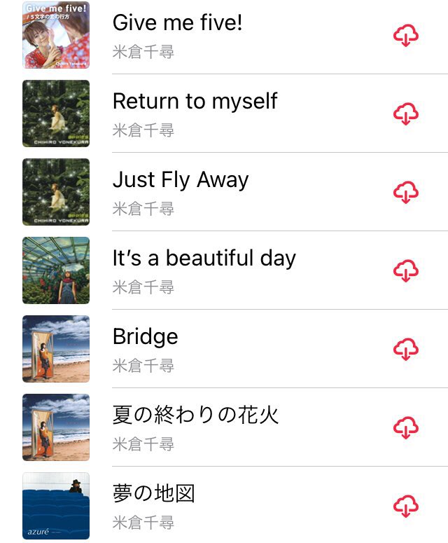 ボツの わたしの好きな米倉千尋さんの曲は なんと言ってもご自身で作詞作曲された曲です 現在のapplemusicから作れる限りのプレイリストを作りました わたしの好きな米倉千尋