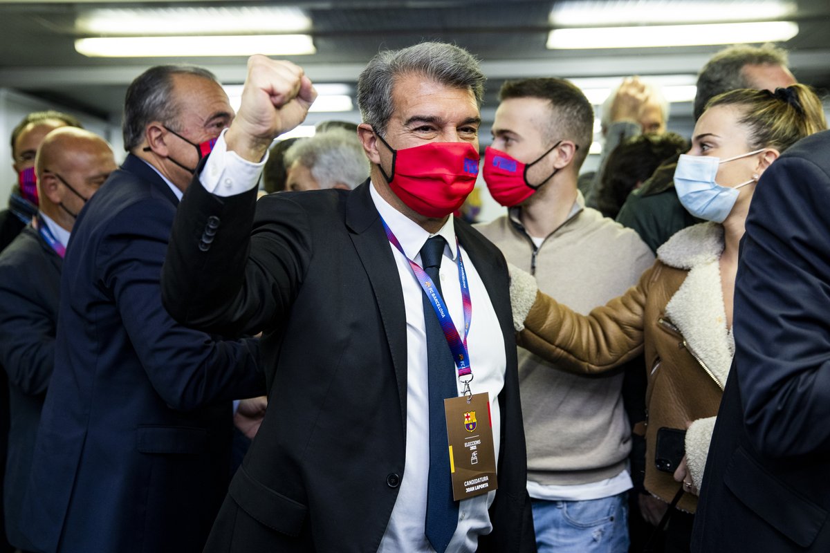 🗳 ELECCIONES 2021 🗳 Joan Laporta, nuevo presidente del FC Barcelona