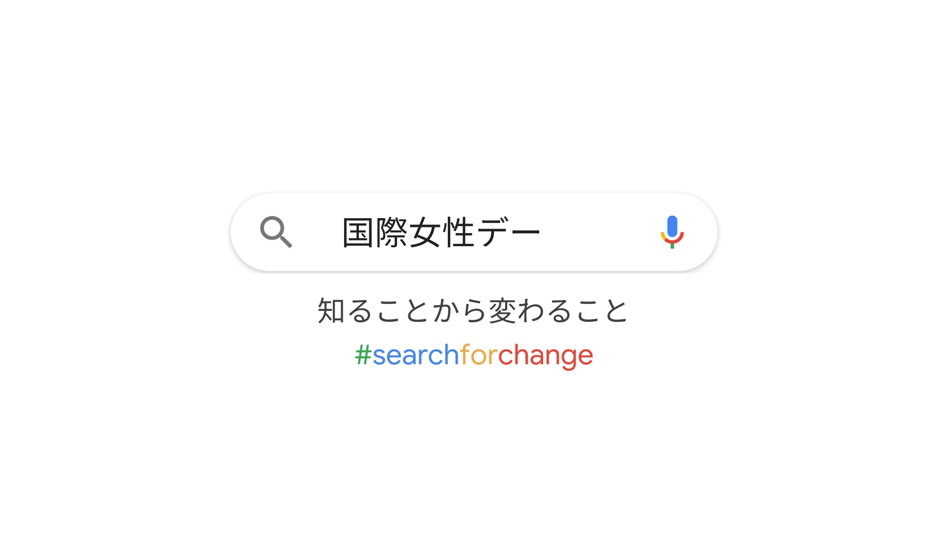 Google Japan 今日は 国際女性デー 社会のあちこちに存在している不均衡や不条理 Google は今日から ジェンダーにまつわる様々な関連キーワードをご紹介していきます これらの言葉を入り口に 周囲にひそむ課題について考えてみませんか 知ること