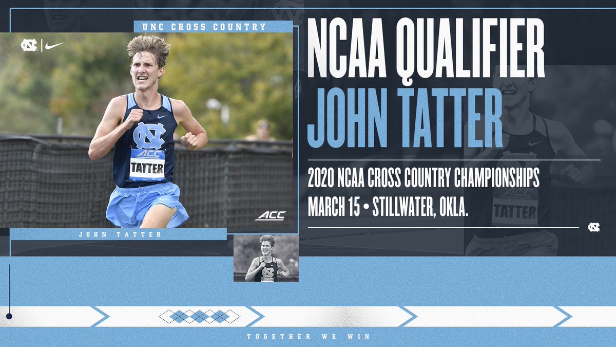 Who’s heading to Stillwater? The Tar Heel women’s squad was selected as one of 31 teams to compete at the NCAA Cross Country Championships next week, while junior John Tatter received an individual bid and will represent the Heels in the men’s race! #GoHeels #TarHeelTough 💪🏿💪🏽💪🏼