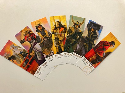 長野剛先生の武将イラスト栞と缶バッジ！ カッコいい✨ #岐阜関ケ原