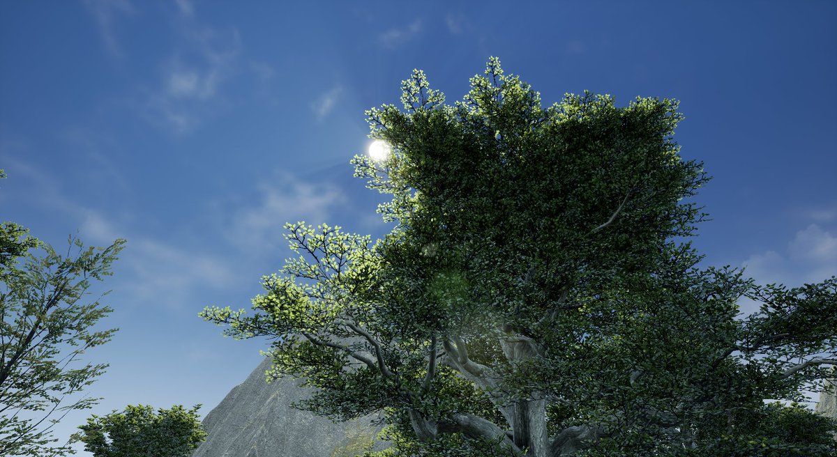 ItsSheeg's tweet photo. The second city is nearly complete. More foliage variation, buildings, as well as decals for the roads. I added some subtle god-rays and lens flares for cinematic effect. #ue4 #MadewithUnreal #gamedev #MaleficiaTheGame https://t.co/Sn5Lx5eETk
