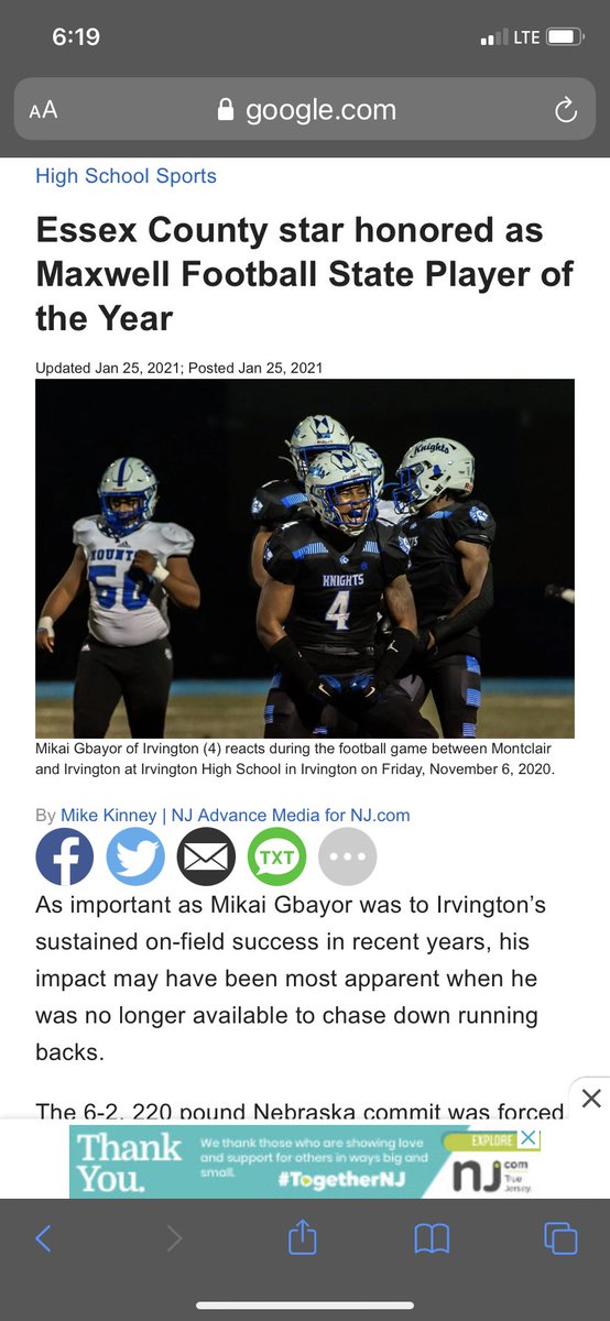 CoachSmokeNJ's tweet photo. 🚨🚨🚨 Baptism Alert 🚨🚨🚨

All American Mikai @MGbayor Took A Step In Faith Today!! Salute King!! #IrvingtonTuff #BiggerThanFootball #Family https://t.co/SafllWI04s