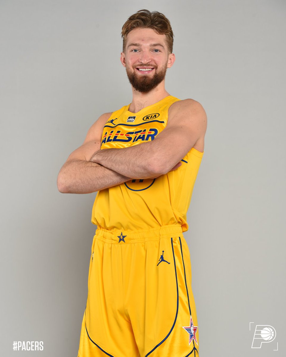 all smiles from <a href="/Dsabonis11/">Domantas Sabonis</a> 😁📸

#NBAAllStar | #PacersAllStar
