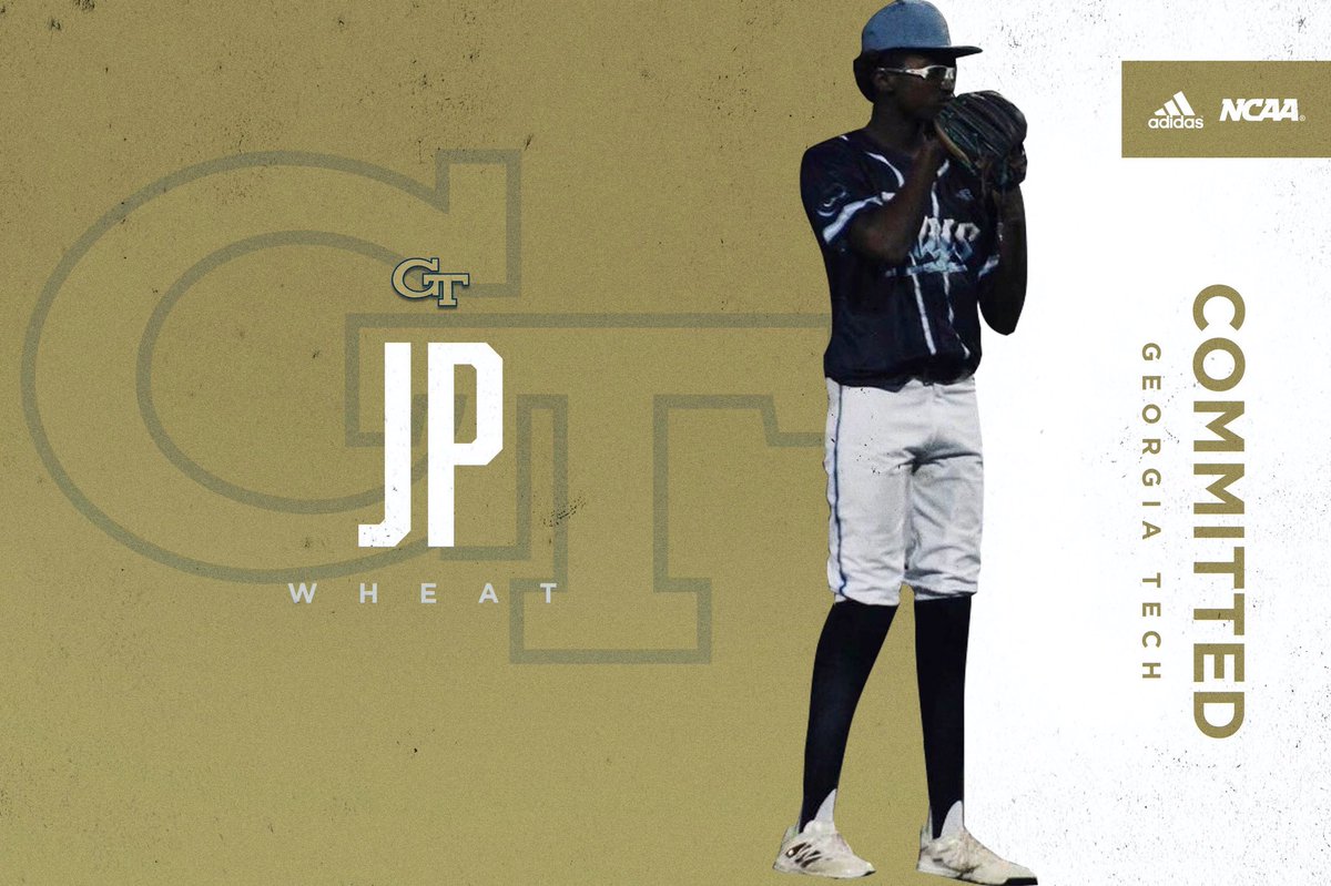 JPWheat42's tweet photo. Beyond blessed and excited to announce that I have committed to continue my academic and baseball career at Georgia Tech. I want to thank my mom and dad,my coaches Tyler Courson,my teammates and everyone who supported me through this process. @NLA_Rays @NLB_Rays  @GTbaseball https://t.co/IqZlo10cFK