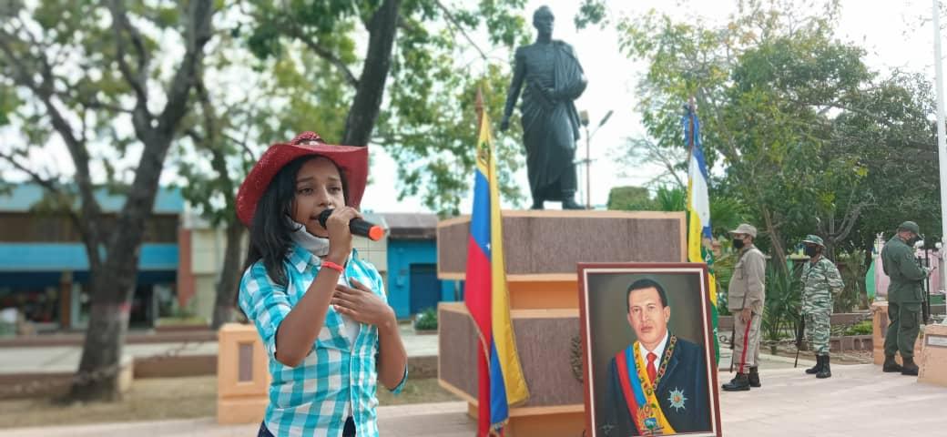 #Infante Conmemoró la Siembra del Comandante supremo Hugo Chávez. En la Plaza Bolívar se llevó a cabo un acto conmemorativo cívico militar para recordar al máximo líder de la revolución bolivariana . Se hicieron Muestras culturales canto y declamacion #CuidémosnosMás