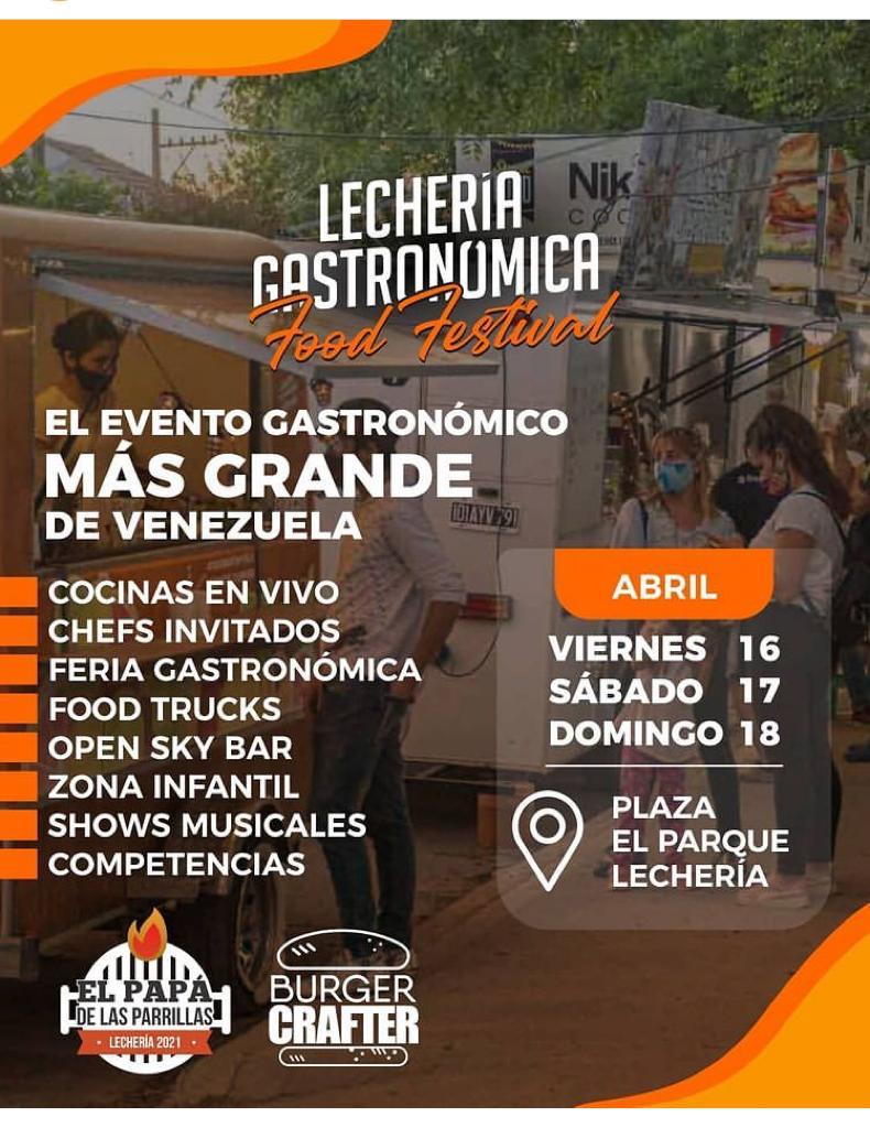 CordovaLuis28's tweet photo. Lechería Gastronómica Food Festival. Viernes 16, sábado 17 y domingo 18 de abril. Plaza "El Parque". {{El evento gastronómico más grande de Venezuela}}
(Promoción de apoyo desde la Cámara de Turismo del Estado Anzoátegui CATURANZ). Desde ya les deseamos #TotalExito https://t.co/jgM88CHsdC