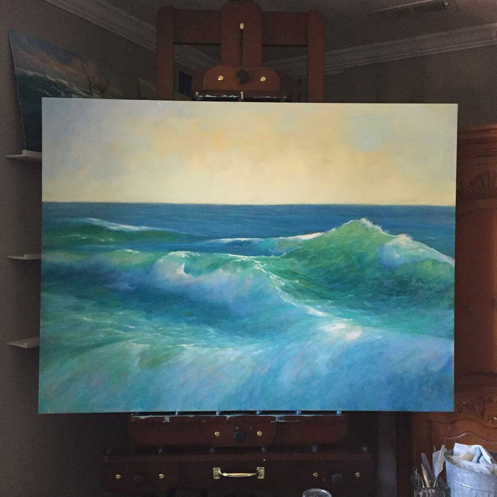 dlarsonpaints's tweet photo. A soft sky sets off the sea.
Happiness Comes in Waves
36x48” #oilpainting
#seascape #beautifulsea #coastalinteriors #coastalatyle #southerncollective #coastalcarolina #raleighartist #contemporaryart #amwomenartists #artistsofinstagram https://t.co/uNXGwUuxQq https://t.co/bb5C5ff1A1