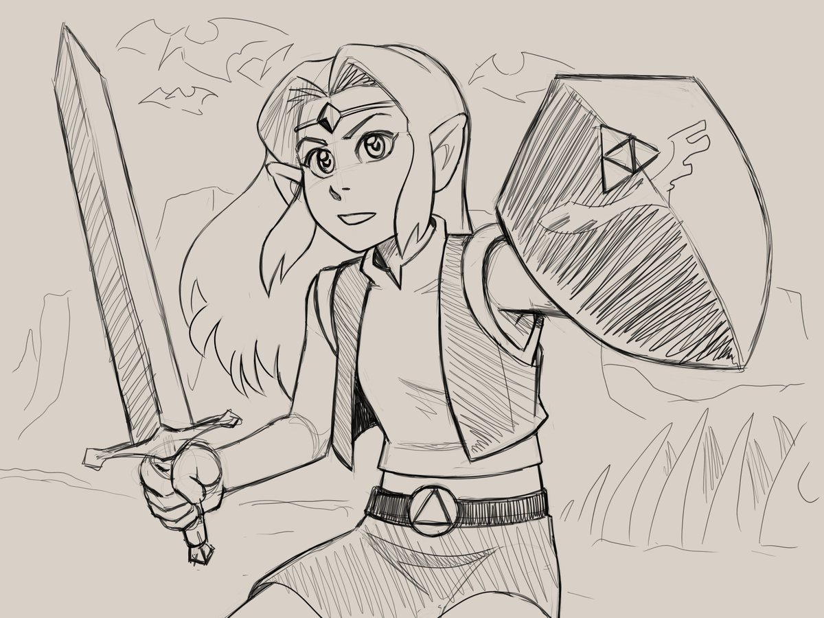 CDI #Zelda sketch 