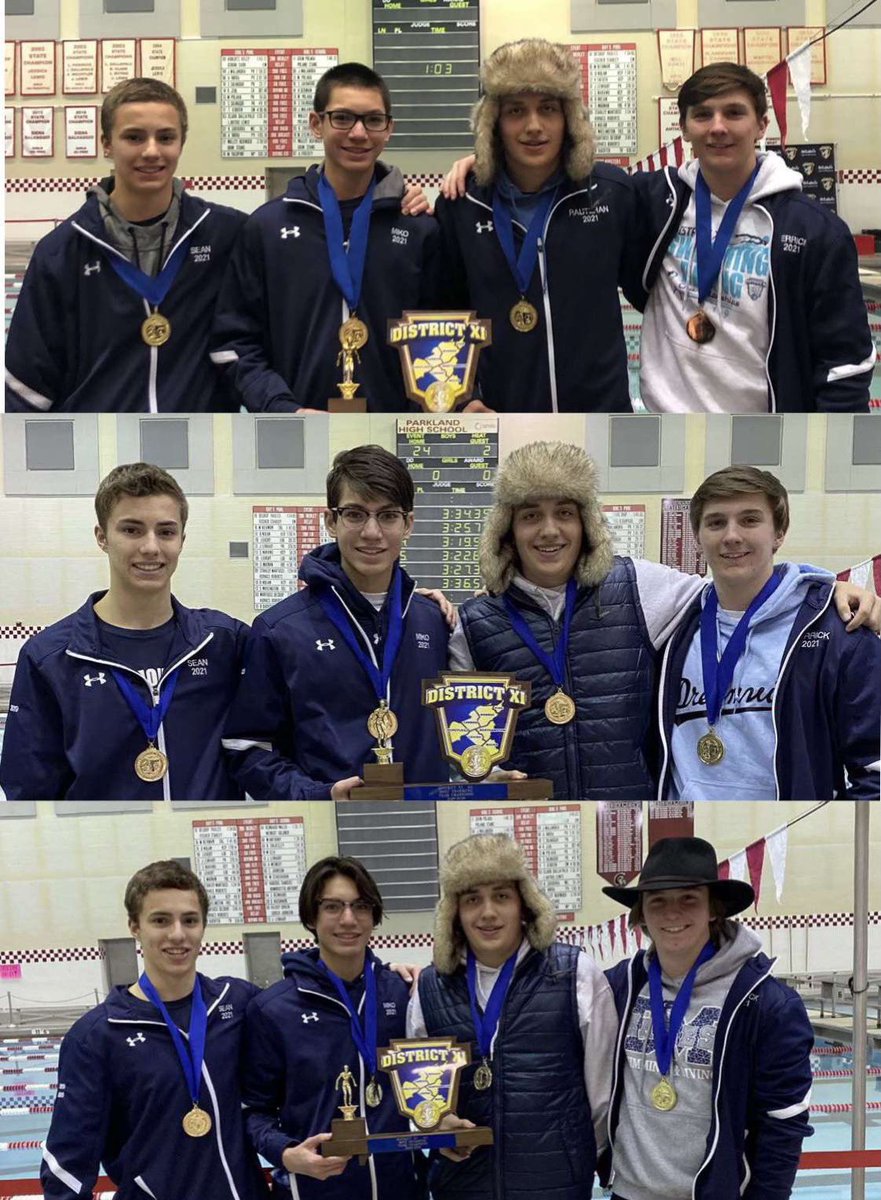 GregRautzhan's tweet photo. 3-time District XI Champions for Blue Mountain Senior swimmers @BMSDAthletics @Pubsportsboss https://t.co/PHbqGHdv3r