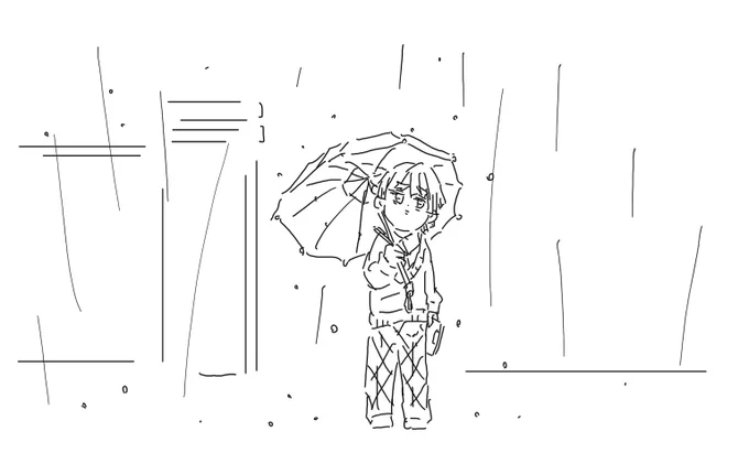 雨ですわー 