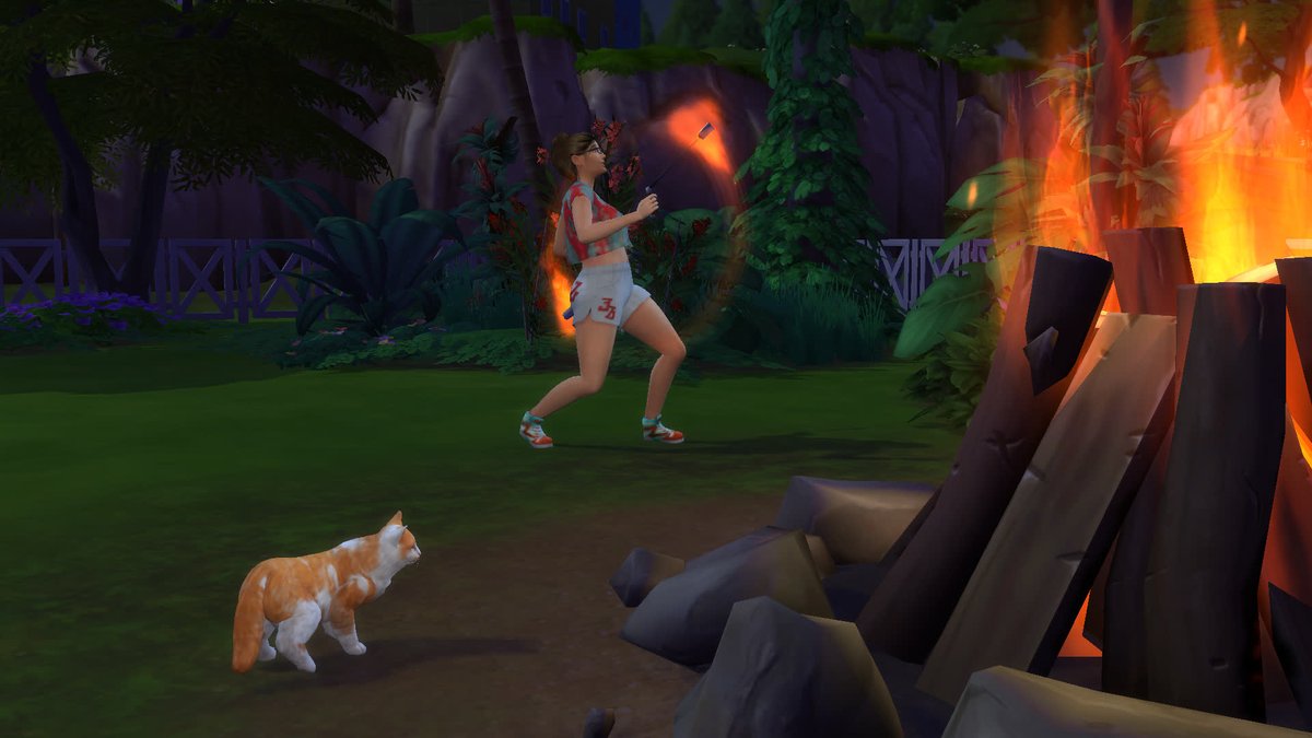 tribalsoupproj's tweet photo. We had a fire the other night and found out we both knew how to spin fire, Seaweed was doing it much better then I did.
#sims #simsstory #thesims #ts4 #sims4 #simpics #simpoi #simfire https://t.co/7XB8iCLatW