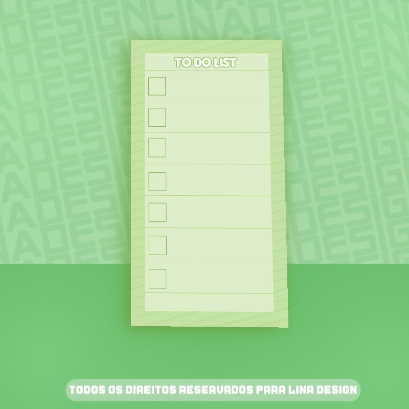 linadsgn's tweet photo. ⌗ BLOCO DE NOTAS: TO DO LIST
• R$ 6,00

- eu vendo somente o design!
- o design no banner ficou com falha nas linhas,mas o produto não tem erros
- não reposte como se fosse seu!
-chame na dm para garantir💗

~confira meus trabalhos em: https://t.co/isiyCuaWYP
 
⌗ Lina Design © https://t.co/Ixy9c0QaOx