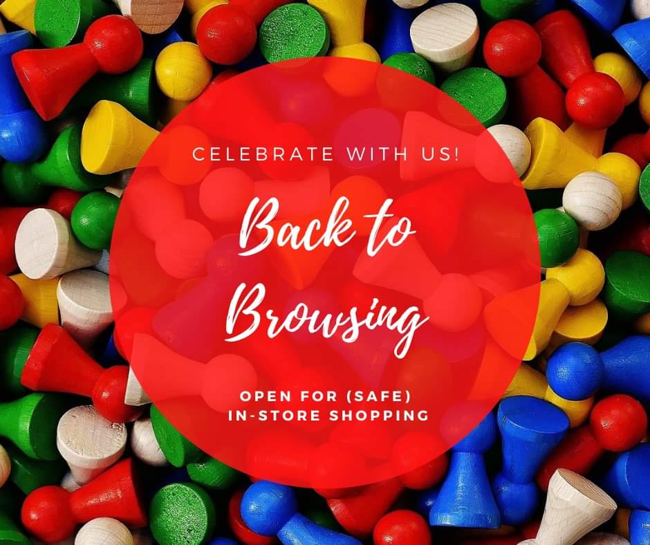 OPEN THIS WEEK! Come in our extensive game/puzzle selection for sale or rent, and grab a coffee, bubble tea, milkshake or smth (19+)! Covid protocols in place. Also find all of our sales, rentals and virtual events online at FunnyBonesTO.com #PowerOfPlay #AddPlayToYourDay