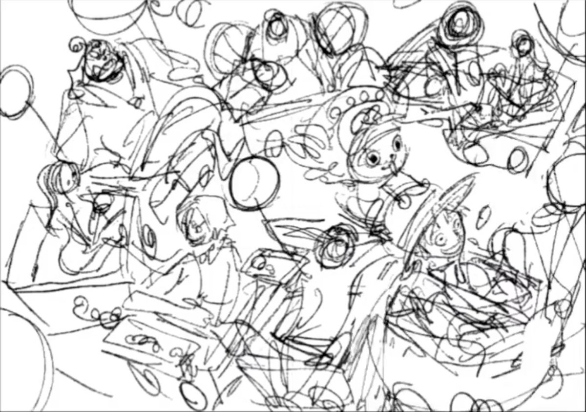 T D A Here S Some Of Oda S Initial Ideas For The Onepiece Chapter 1006 Colour Spread Which Were Going To Feature The Straw Hat Crew Instead Of The Beast Pirates Onepiece1006 T Co Jvz4buumno