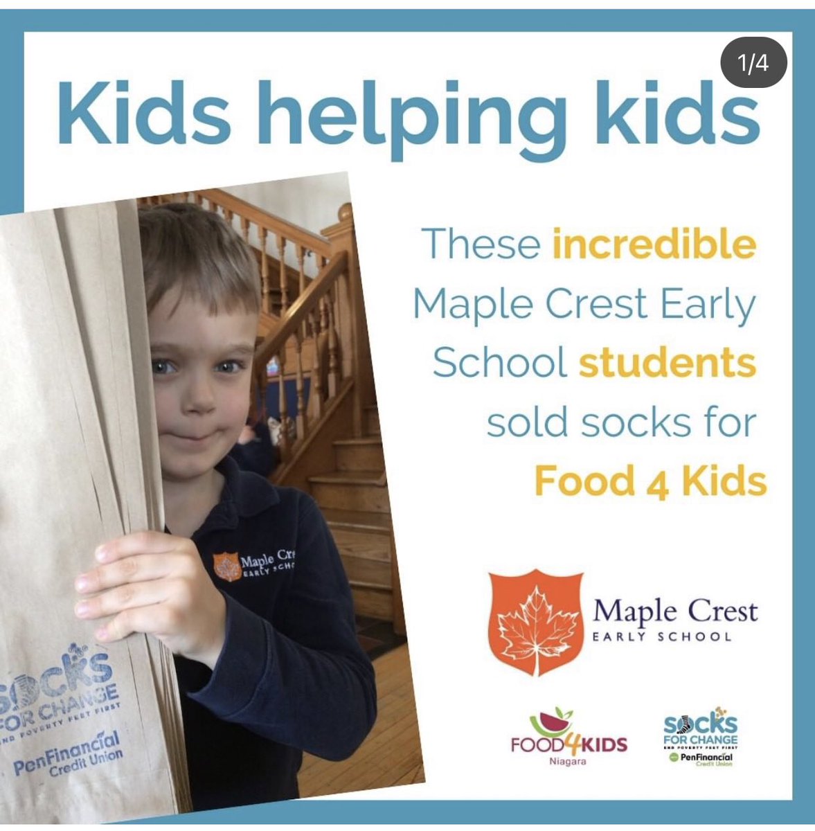 Socks for Change tweet media