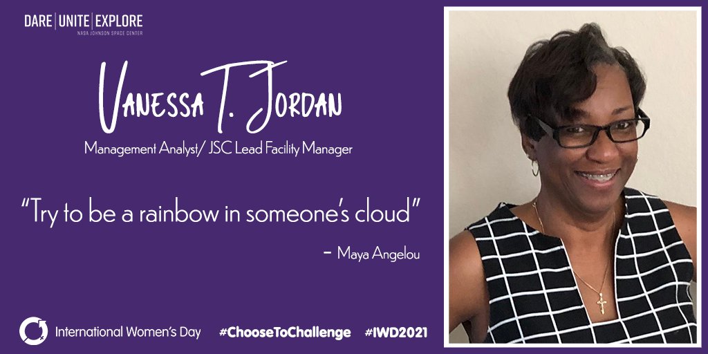 Happy #InternationalWomensDay !
For #IWD2021, trailblazing women at NASA Johnson share meaningful messages about courage, confidence, and being a "rainbow in someone's cloud." 🌈