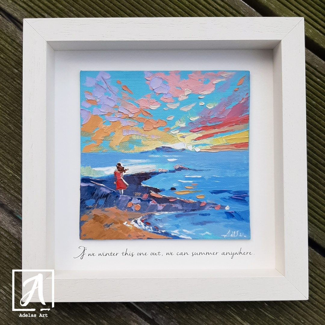 adelas_art's tweet photo. "If we winter this one out, we can summer anywhere" #seamusheaney
Private commission. Contact me to commission a painting with a #personalisedframe with a quote like this one! #staypositive #staysafe #staystrong #oilpainting #buylocal #buyart #lambayisland #ireland https://t.co/sX24gwFIeT