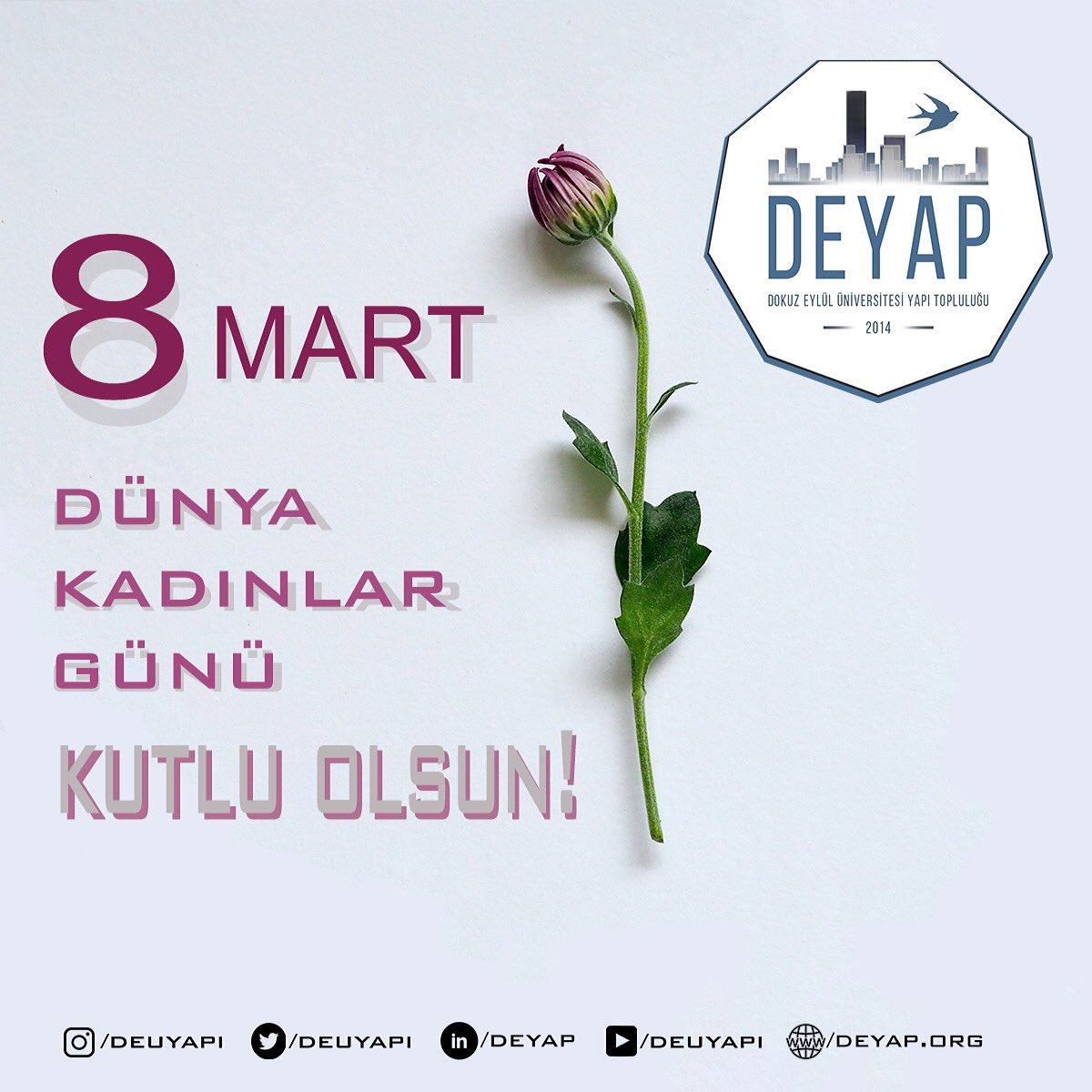 Kadın milleti değil mi hepsi mükemmel. Sadece tek bir gün değil her gün!
 
̶8̶ ̶M̶a̶r̶t̶ ̶D̶ü̶n̶y̶a̶ 𝐊𝐚𝐝ı𝐧𝐥𝐚𝐫 ̶G̶ü̶n̶ü̶ ̶K̶u̶t̶l̶u̶ 𝐌𝐮𝐭𝐥𝐮 𝐎𝐥𝐬𝐮𝐧

#8martdunyakadinlargunu