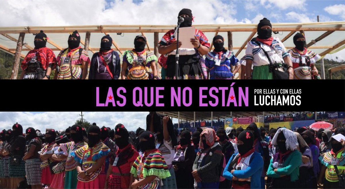 notienlacezap's tweet photo. LAS QUE NO ESTÁN #MujeresIndígenasZapatistas #8M2021 #NiUnaMenos #MéxicoFeminicida #EZLN | Marzo 8, 2021 | https://t.co/4O8IHq3bRn https://t.co/FVqtIaFfvx