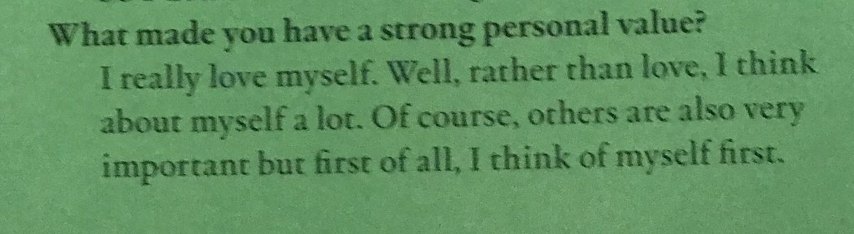 aotykai's tweet photo. This question and Jongin's answers.... I think I'm tearing up a little bit 🥺🤧 https://t.co/77sg9Px6aJ