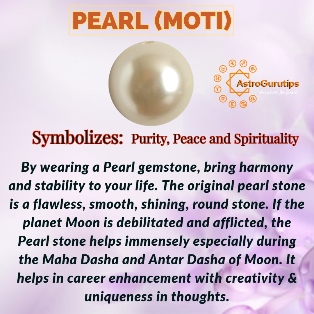 tips_astro's tweet photo. Pearl gemstone for the zodiac signs Cancer. By wearing a Pearl gemstone, bring harmony and stability to your life. 
Buy Pearl (Moti) stone online from Astrogurutips - https://t.co/RvCaPW2KGJ
👉FREE SHIPPING AVAILABLE!! 100% Genuine.
#pearls #buy #astromart #gemstones #gems # https://t.co/dt5cFaQ2ry