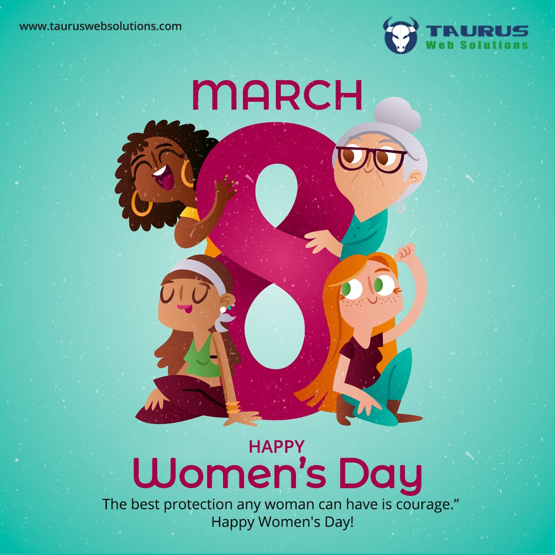taurusweb's tweet image. The best protection any woman can have is courage.
Happy Women’s Day!
#Tauruswebsolutions #womensday #womensday2021 #womenempowerment #womensdaywishes #happywomensday #girlpower #internationalwomensday #womensdaycelebration #celebratingwomenhood #womenempoweringwomen
