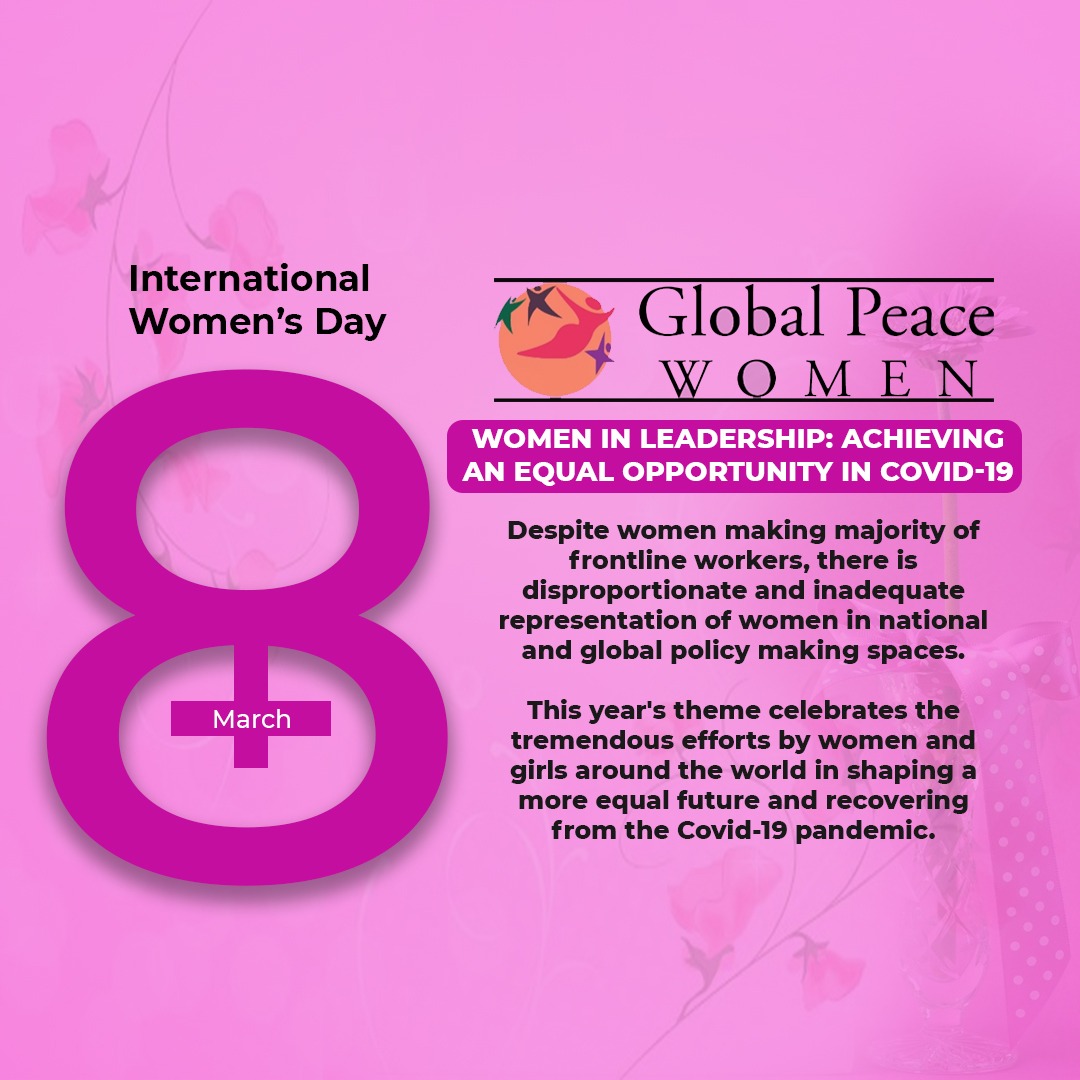 Happy International Women's Day to all the women out there who are taking roles in the transformative agenda of the whole world while at the same time fighting for recognition of Women's space in the society.
#IWD2021 #GenerationEquality #internationalwomensday2021