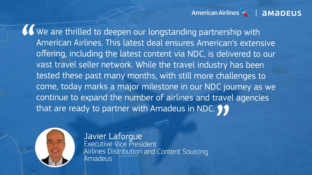 1ASeb's tweet image. More details about our new agreement with American Airlines and our NDC [X] program. ow.ly/9ZUH102zYll