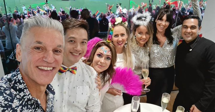 CiscoANZ's tweet image. Did you celebrate the Sydney Gay and Lesbian Mardi Gras on Saturday? Our #PRIDE team joined the party at the SCG for a unique parade this year 🏳️‍🌈🦄🙌🏽💕 #lgbtqi #ciscopride #mardigras2021