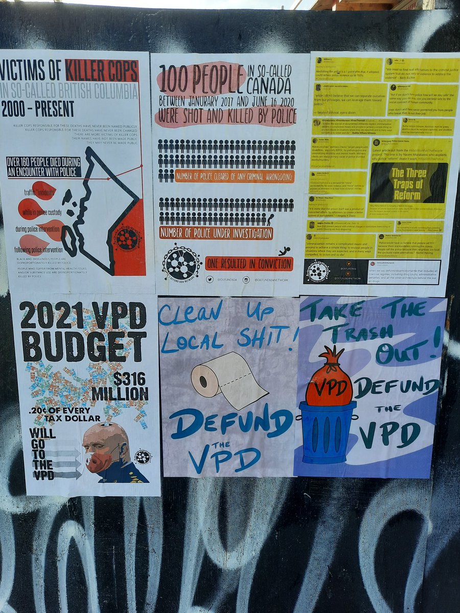critcrim's tweet photo. Defund 604. #AbolishThePolice #DefundThePolice #Vancouver @defund604 https://t.co/UNPwSadmZe