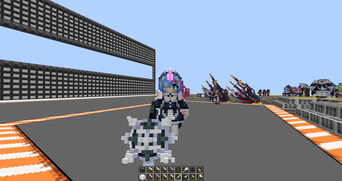 Orange_Yue's tweet photo. #armourersworkshop #minecraft 
Re:0 Rem&amp;Ram https://t.co/7qw4lAiO3P