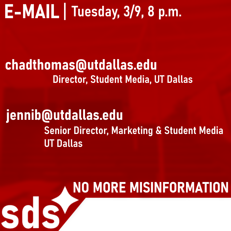 UTD Students for a Democratic Society tweet media