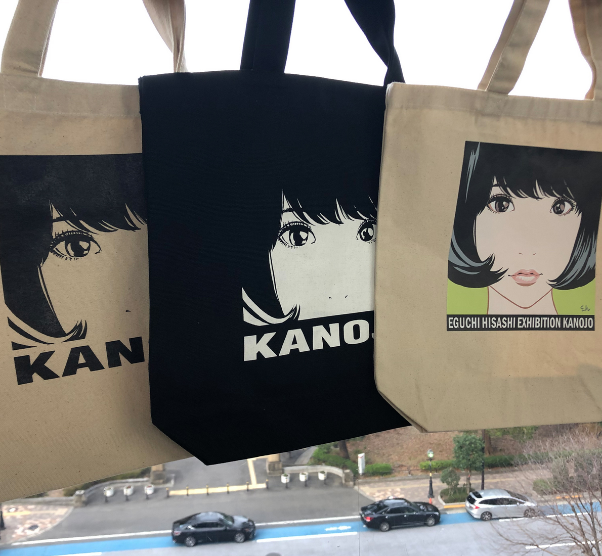 彼女展』オフィシャルグッズ しょにょ3 KANOJOトートバッグ3種
