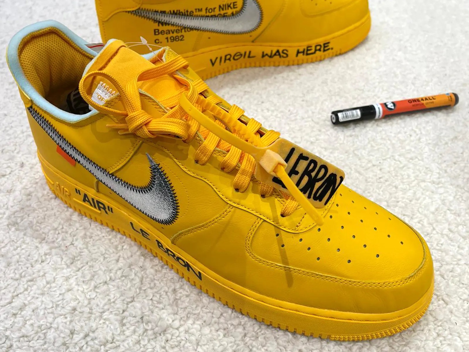 J23 iPhone App on X: Off-White x Nike Air Force 1 “Brooklyn” SNKRS PASS  ->   / X