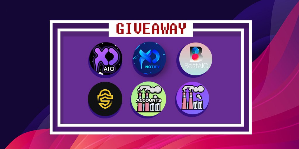 xdAIObot's tweet photo. Giveaway🎉

• 1x @xdAIOtools Purchase link
• 1x @xdNotify Free Month
• 2x @BestAIO 50 3.0 Snkrs Accounts
• 1x @SecureStc Monthly
• 1x @ReactScripts Weekly Key
• 1x @ReactAccounts 20 Snkrs Accounts

Rules:
Follow all accounts, retweet, like and tag 1 friend!

Goodluck🚀 https://t.co/4bbyTcznTy