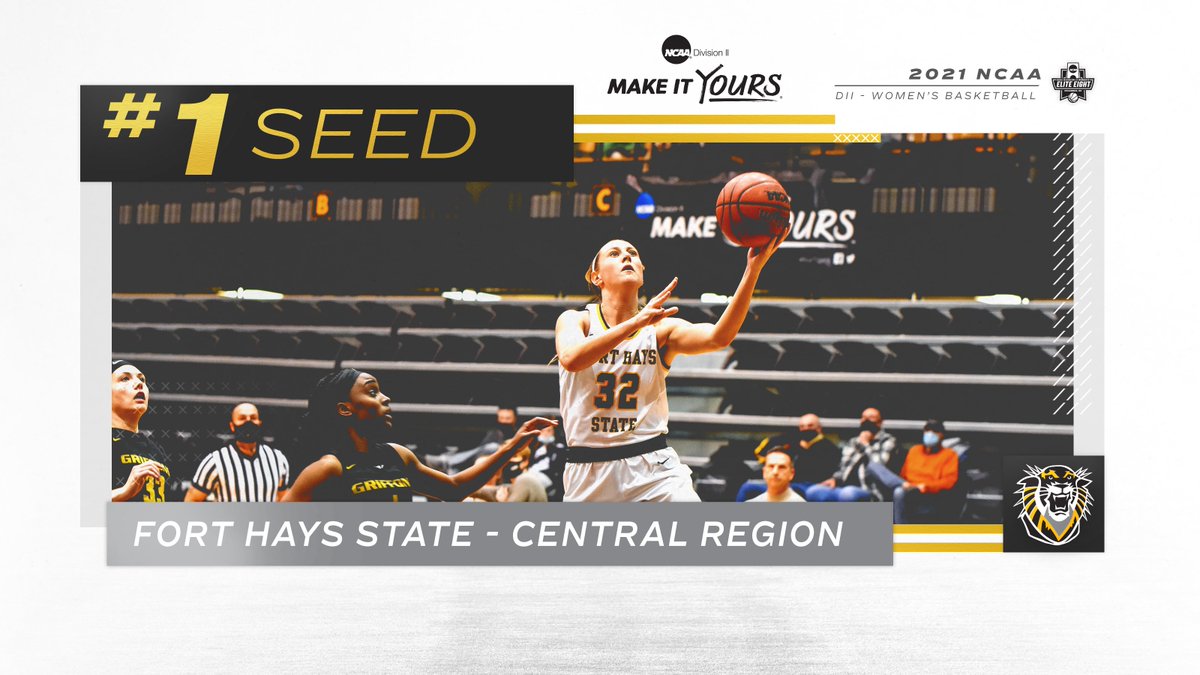 NCAADII's tweet photo. Representing the Central Region as the No. 1 seed, Fort Hays State! 

#D2WBB | #MakeItYours https://t.co/nZXoYRENUW
