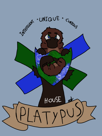 gish_and's tweet photo. If House Platypus is what you are
Your individuality shines like a star.
Intelligent and curious,
Your loyalty is never "sus"
When you are a Platypus

#GISH2021 #GISH #TheKindSort The House of team LuncheonsAndDragons in the GISH Wizards &amp; Weirdos hunt. Please like❤️to join now. https://t.co/oHrDXzk4g3