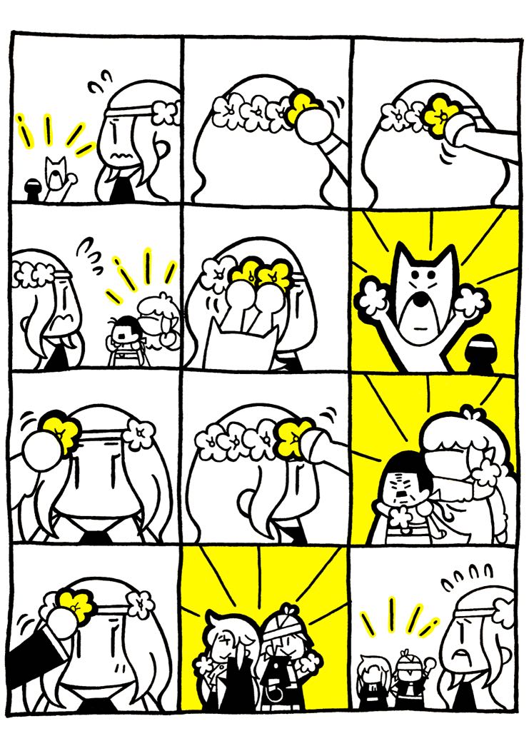 ?去年のセリスちゃんのお誕生日に描いた漫画?
(右上から左に読んでいって下さい)(最後のコマのセリスちゃんの名前間違えてます?肝心な所を〜!) 