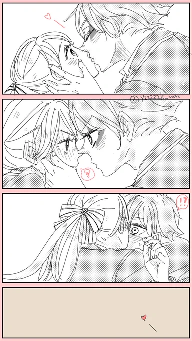 #twstプラス
※お顔ある♀監督生
エー監

付き合ってる世界線。キッッッ💋してるので注意。起伏し共にしてにおわせてるよ。 