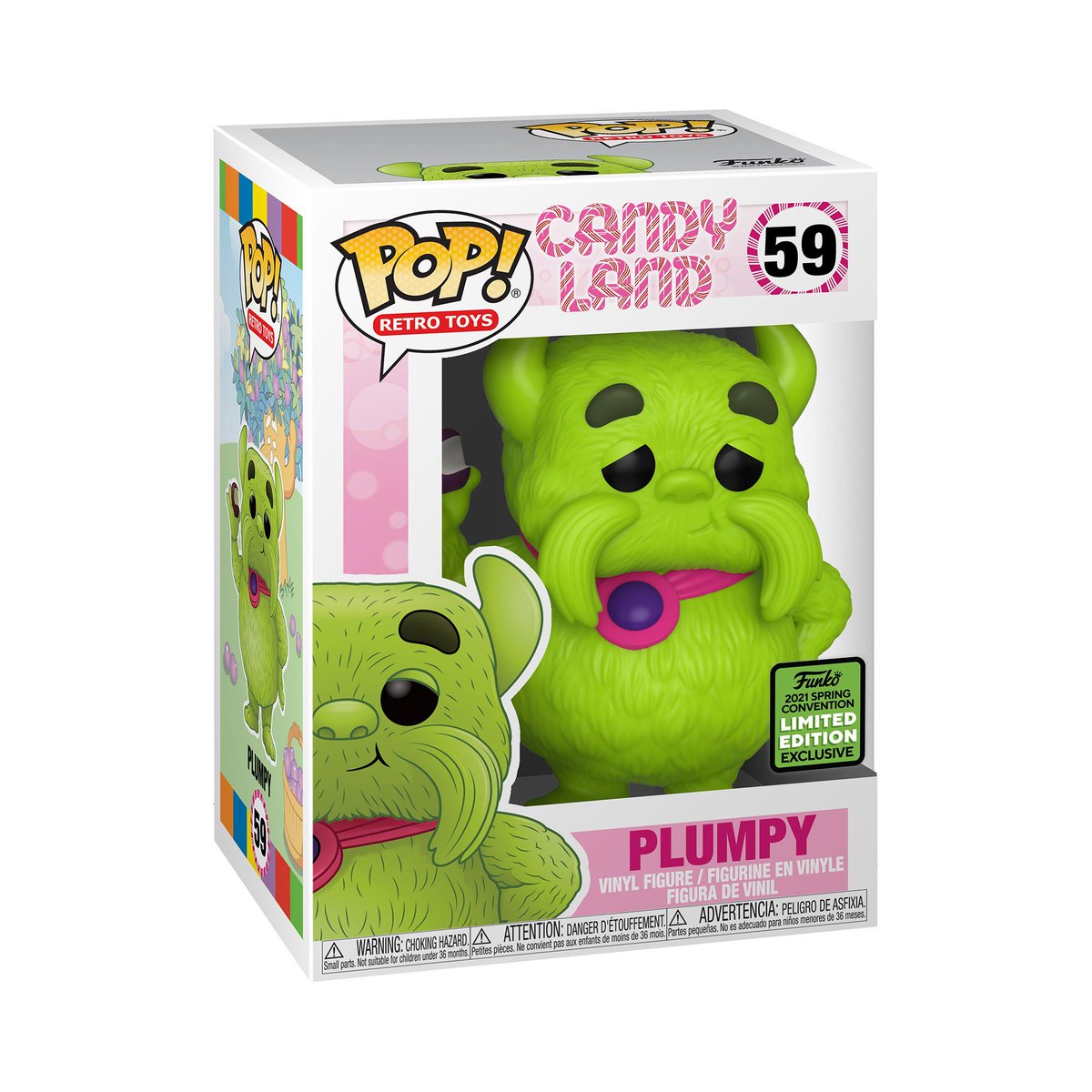 Funko's tweet photo. RT &amp; follow @funko for the chance to WIN this Spring Convention exclusive Plumpy Pop! https://t.co/hcZdt2ygKy #Funkogiveaway #giveaway #CandyLand #FunkoECCC #ECCC https://t.co/dT9kT82ZzI